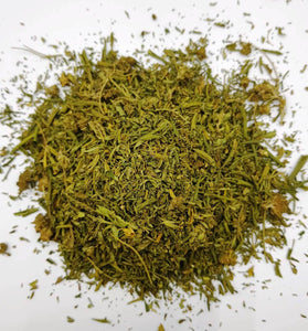 Chopped leaf and flowers, Cannabis Tea and tisane, Space Candy