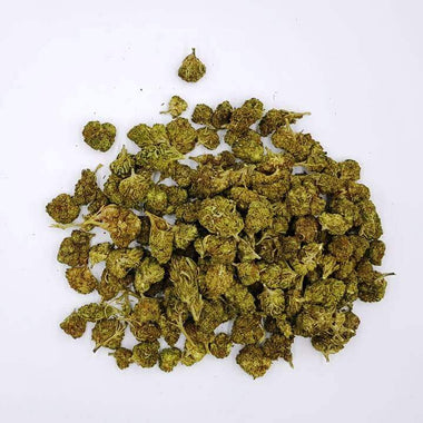 Space Candy Caramel, Small buds, CBD flowers great aroma, Sativa L.