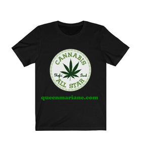 T- shirt Cannabis All Star smoke QueenMariane com Canapa light Hemp flowers, Hanfblüten, Hanf Blumenbuds